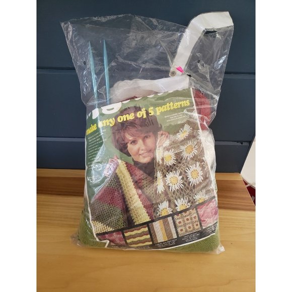 Vintage‎ Afghan Making Kit - Picture 1 of 4